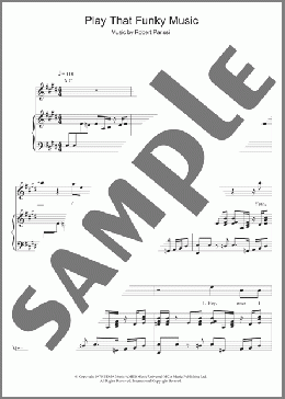 Play That Funky Music(Wild Cherry) 楽譜 その他 ダウンロード