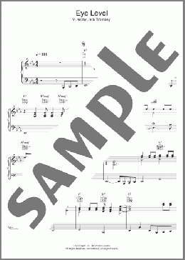 Eye Level (theme from Van Der Valk)(Simon Park Orchestra) 楽譜 ピアノ（ソロ） ダウンロード