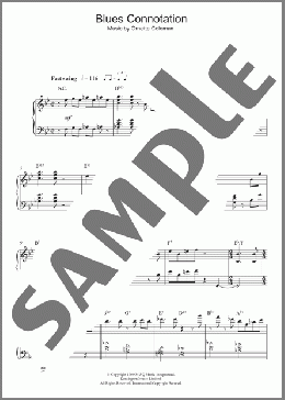 Blues Connotation(Ornette Coleman) 楽譜 ピアノ（ソロ） ダウンロード