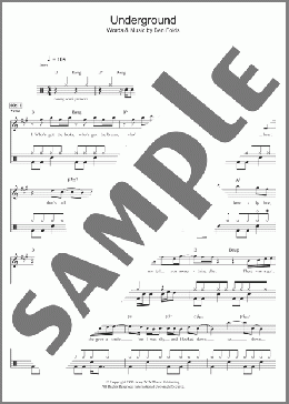 Underground(Ben Folds Five) 楽譜 ドラム ダウンロード