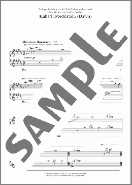 Kabarli Meditation (Dawn)(Anne Boyd) 楽譜 ピアノ（ソロ） ダウンロード