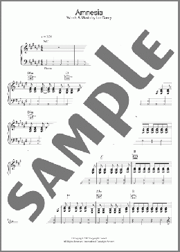 Amnesia (featuring Timbaland and Brasco)(Timbaland/Brasco/Ian Carey/Rosette) 楽譜 その他 ダウンロード