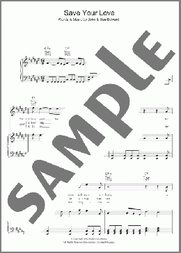 Save Your Love(Ren&#233;e and Renato) 楽譜 その他 ダウンロード