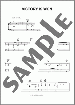 Victory Is Won(Carlos Santana) 楽譜 ピアノ（ソロ） ダウンロード