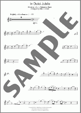 In Dulci Jubilo(Mike Oldfield) 楽譜 フルート ダウンロード