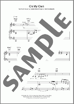 On My Own(Patti LaBelle & Michael McDonald) 楽譜 その他 ダウンロード