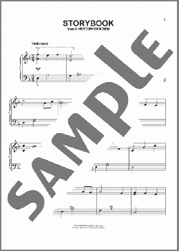 Storybook (from Christopher Robin)(Geoff Zanelli & Jon Brion) 楽譜 ピアノ（ソロ） ダウンロード