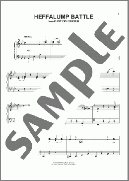 Heffalump Battle (from Christopher Robin)(Geoff Zanelli & Jon Brion) 楽譜 ピアノ（ソロ） ダウンロード