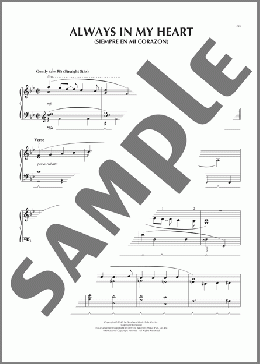 Always In My Heart (Siempre En Mi Corazon)(Glenn Miller) 楽譜 ピアノ（ソロ） ダウンロード
