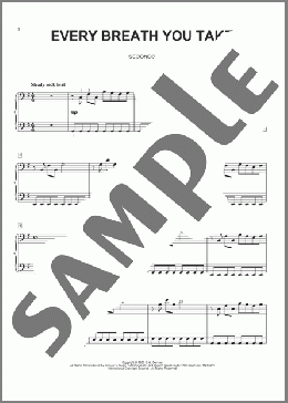 Every Breath You Take(The Police) 楽譜 ピアノ（連弾） ダウンロード