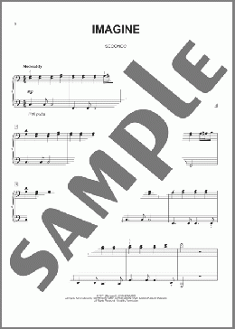 Imagine(John Lennon) 楽譜 ピアノ（連弾） ダウンロード