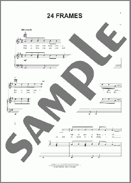24 Frames(Jason Isbell) 楽譜 ピアノ & ボーカル & ギター ダウンロード