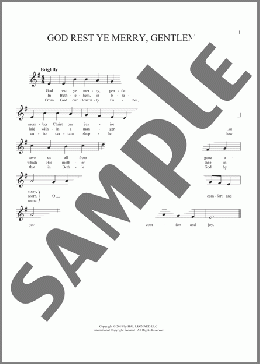 God Rest Ye Merry, Gentlemen(Traditional English Carol) 楽譜 その他 ダウンロード