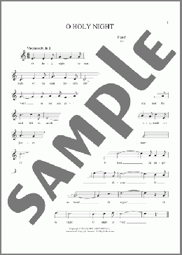 O Holy Night(Adolphe Adam/John S. Dwight/Placide Cappeau  (French)) 楽譜 その他 ダウンロード