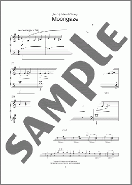 Moongaze(Lynda Lybeck-Robinson) 楽譜 ピアノ（ソロ） ダウンロード