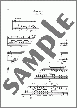 Notturno, Op. 54, No. 4(Edvard Grieg) 楽譜 ピアノ（ソロ） ダウンロード