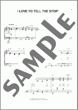 I Love To Tell The Story(William G. Fischer) 楽譜 その他 ダウンロード