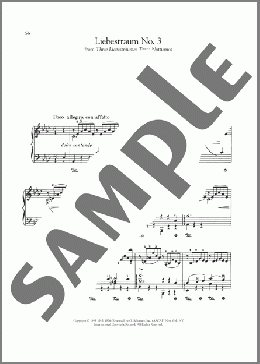 Liebestraum No. 3(Franz Liszt) 楽譜 ピアノ（ソロ） ダウンロード