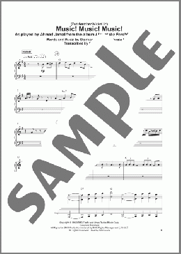(Put Another Nickel In) Music! Music! Music!(Stephan Weiss) 楽譜 ピアノ（ソロ） ダウンロード