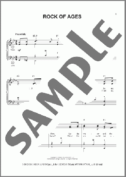 Rock Of Ages(Augustus M. Toplady) 楽譜 その他 ダウンロード