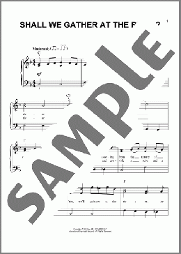 Shall We Gather At The River?(Robert Lowry) 楽譜 ピアノ（ソロ） ダウンロード
