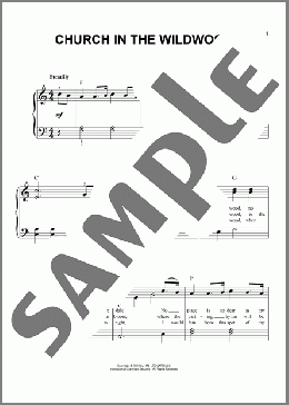 Church In The Wildwood(Dr. William S. Pitts) 楽譜 ピアノ（ソロ） ダウンロード