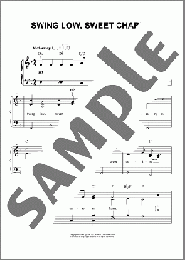 Swing Low, Sweet Chariot(Traditional Spiritual) 楽譜 ピアノ（ソロ） ダウンロード