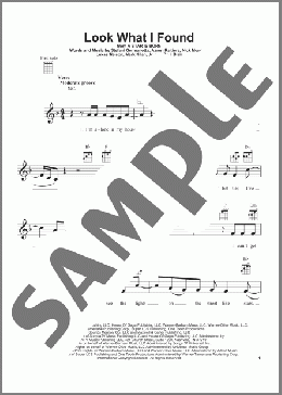 Look What I Found (from A Star Is Born)(Lady Gaga/Bradley Cooper) 楽譜 ウクレレ（弾き語り） ダウンロード