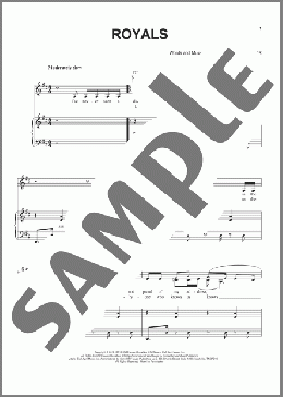 Royals(Lorde) 楽譜 その他 ダウンロード