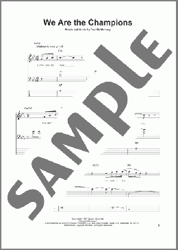 We Are The Champions(Queen) 楽譜 ベース ダウンロード