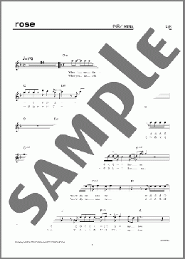 rose(ANNA inspi'NANA(BLACK STONES)) 楽譜 メロディ ダウンロード