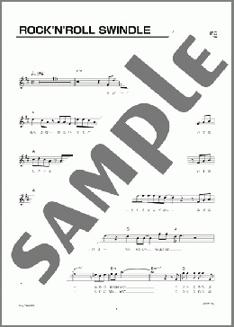 ROCK'N'ROLL SWINDLE(GLAY) 楽譜 メロディ ダウンロード