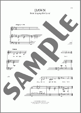 Dawn(Stephen Sondheim) 楽譜 ピアノ & ボーカル ダウンロード