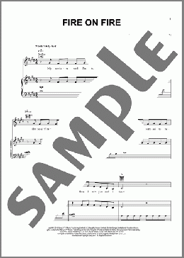 Fire On Fire (from Watership Down)(Sam Smith) 楽譜 ピアノ & ボーカル & ギター ダウンロード