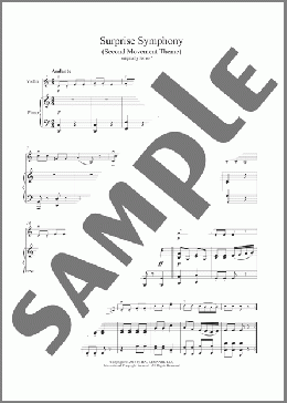 The Surprise Symphony(Franz Joseph Haydn) 楽譜 その他 ダウンロード