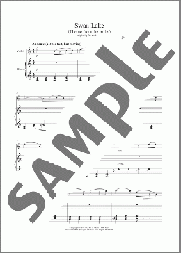 Theme From Swan Lake(Pyotr Il'yich Tchaikovsky) 楽譜 その他 ダウンロード