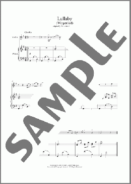 Lullaby(Johannes Brahms) 楽譜 その他 ダウンロード