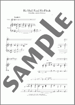 He Shall Feed His Flock(George Frideric Handel) 楽譜 その他 ダウンロード