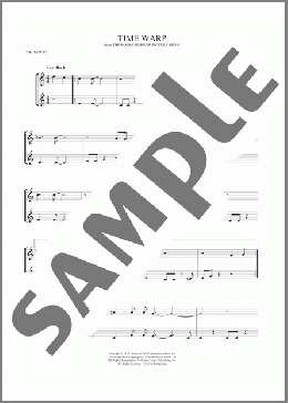 Time Warp(Richard O'Brien) 楽譜 その他 ダウンロード
