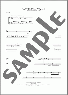 Baby Elephant Walk(Henry Mancini) 楽譜 その他 ダウンロード