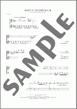 Baby Elephant Walk(Henry Mancini) 楽譜 その他 ダウンロード