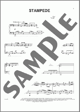 Stampede(Lindsey Stirling) 楽譜 ピアノ（ソロ） ダウンロード