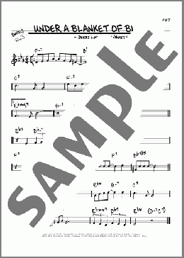 Under A Blanket Of Blue(Al J. Neiburg/Ella Fitzgerald) 楽譜 その他 ダウンロード