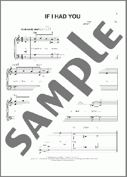 If I Had You(Frank Sinatra) 楽譜 ピアノ（ソロ） ダウンロード