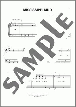 Mississippi Mud(Harry Barris/James Cavanaugh) 楽譜 ピアノ（ソロ） ダウンロード