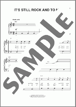 It's Still Rock And Roll To Me(Billy Joel) 楽譜 ピアノ（ソロ） ダウンロード