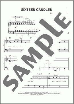 Sixteen Candles(The Crests) 楽譜 ピアノ（ソロ） ダウンロード