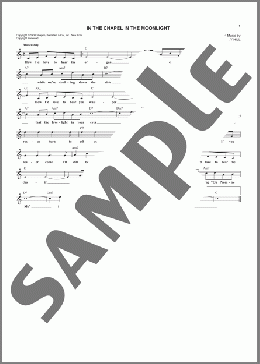 In The Chapel In The Moonlight(Billy Hill) 楽譜 その他 ダウンロード