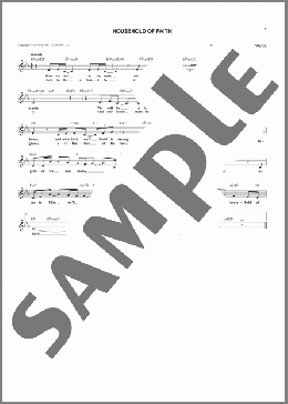 Household Of Faith(Brent Lamb) 楽譜 その他 ダウンロード