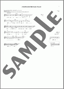(You've Got) The Magic Touch(The Platters) 楽譜 その他 ダウンロード